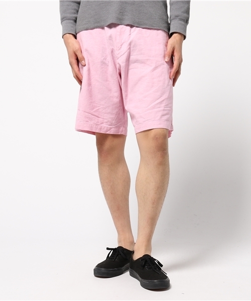 WEGO（ウィゴー）の「WEGO/綿麻カラーショーツ（その他パンツ・メンズ・サックスブルー/ライトピンク/ネイビー/ホワイト・MEDIUM/LARGE）」の17枚目の写真