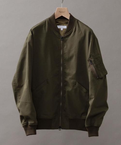 BEAUTY&YOUTH UNITED ARROWS（ビューティーアンドユースユナイテッドアローズ）の「BY ∴ ツイル MA-1◆（MA-1・メンズ・ブラック/オリーブ・MEDIUM/SMALL/X-LARGE/LARGE）」の2枚目の写真
