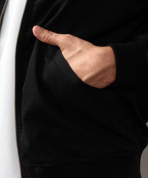 BEAUTY&YOUTH UNITED ARROWS（ビューティーアンドユースユナイテッドアローズ）の「BY ∴ ツイル MA-1◆（MA-1・メンズ・ブラック/オリーブ・MEDIUM/SMALL/X-LARGE/LARGE）」の5枚目の写真