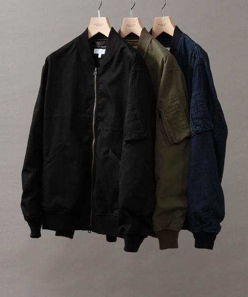 BEAUTY&YOUTH UNITED ARROWS（ビューティーアンドユースユナイテッドアローズ）の「BY ∴ ツイル MA-1◆（MA-1・メンズ・ブラック/オリーブ・MEDIUM/SMALL/X-LARGE/LARGE）」の10枚目の写真