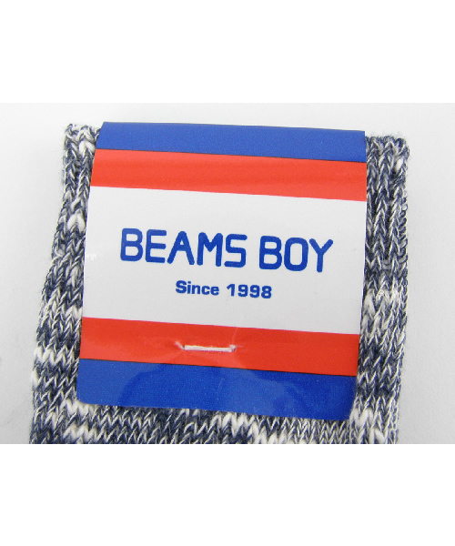 BEAMS BOY(ビームスボーイ)の「BEAMS BOY / スラブハイソックス(ソックス/靴下・レディース・ライトグレー/レッド/ネイビー/パープル・ONE SIZE)」の5枚目の写真