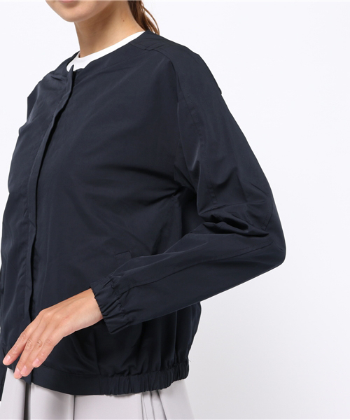 LBC（エルビーシー）の「ノーカラーブルゾン（ブルゾン・レディース・オリーブ/ネイビー/ベージュ・LARGE/MEDIUM）」の8枚目の写真