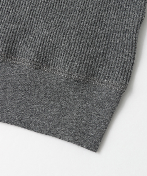 URBAN RESEARCH DOORS（アーバンリサーチドアーズ）の「DOORS ワッフルロンT（Tシャツ/カットソー・キッズ・チャコールグレー/オフホワイト・135/120/105/90）」の12枚目の写真