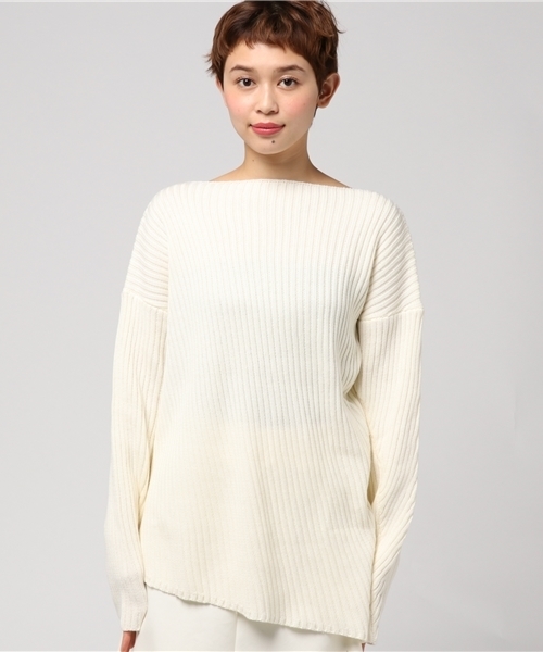 WEGO(ウィゴー)の「DISPARK/アシンメトリーニット(ニット/セーター・レディース・ブラック/イエロー/レッド/ホワイト・FREE)」の17枚目の写真