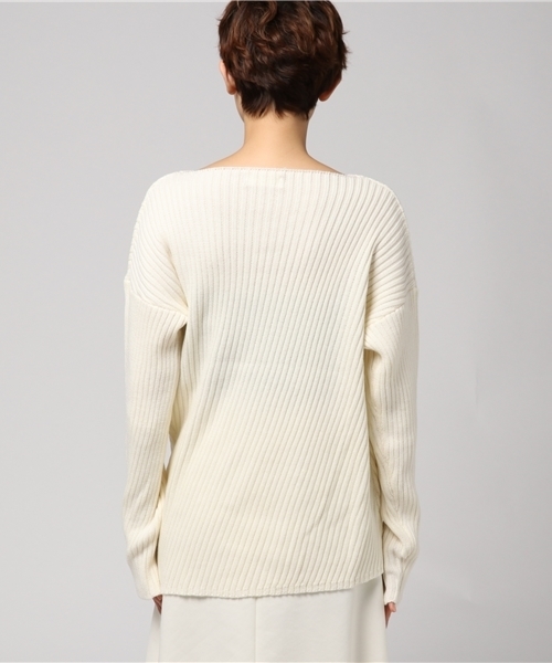 WEGO(ウィゴー)の「DISPARK/アシンメトリーニット(ニット/セーター・レディース・ブラック/イエロー/レッド/ホワイト・FREE)」の19枚目の写真