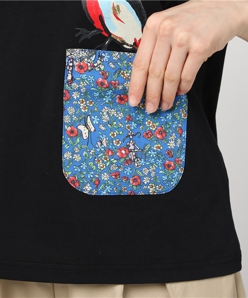 TSUMORI CHISATO 半袖 トップス 花柄 人 家 TSUMORI CHISATO 