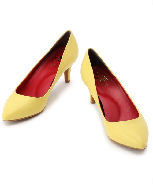 GUILD PRIME(ギルドプライム)の「【GUILD PRIME】WOMENS ポインテッドトゥパンプス(パンプス・レディース・イエロー/ブラック・24.5cm/23.5cm/22.5cm)」の1枚目の写真
