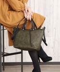 Mia Borsa | [Mia Borsa] トートバッグ レディース 2way フリンジ付き(手提包)