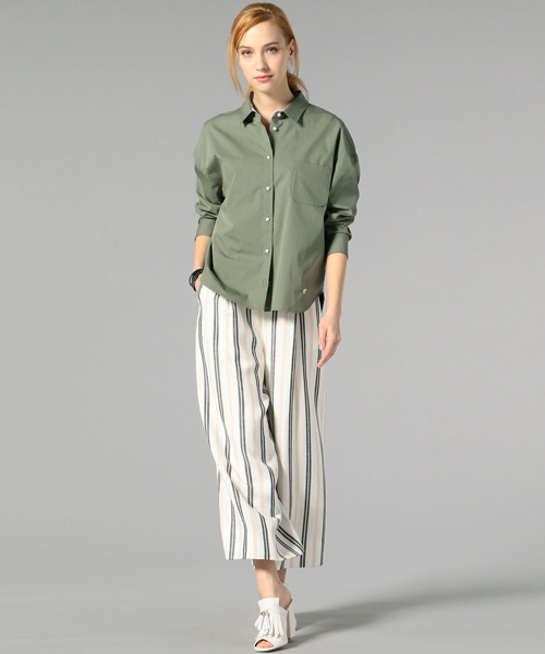 LOVELESS（ラブレス）の「【LOVELESS】WOMENS オーバーサイズシャツ（シャツ/ブラウス・レディース・カーキ/ホワイト・36/34）」の15枚目の写真