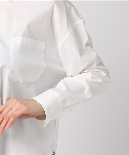 LOVELESS（ラブレス）の「【LOVELESS】WOMENS オーバーサイズシャツ（シャツ/ブラウス・レディース・カーキ/ホワイト・36/34）」の7枚目の写真