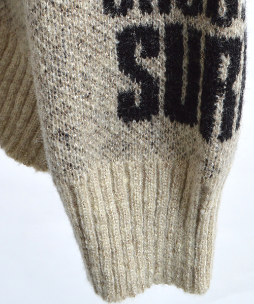 SURF/BRAND（サーフブランド）の「SURF/BRAND/サーフブランド CHOOSE RPT KNIT（ニット/セーター・メンズ・ベージュ/ブラック・L/M/S）」の5枚目の写真