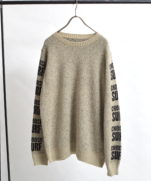 SURF/BRAND（サーフブランド）の「SURF/BRAND/サーフブランド CHOOSE RPT KNIT（ニット/セーター・メンズ・ベージュ/ブラック・L/M/S）」の15枚目の写真