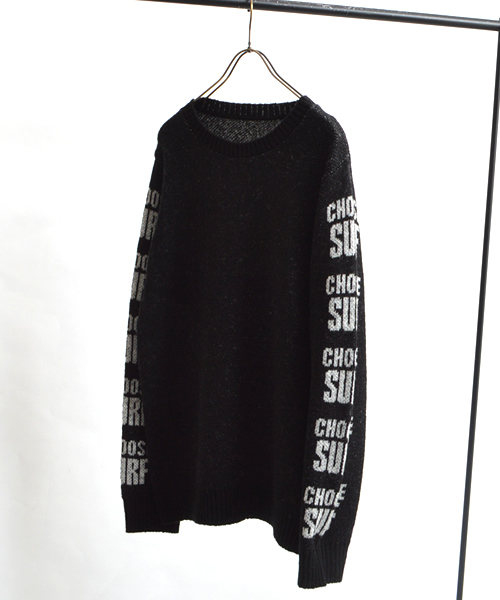 SURF/BRAND（サーフブランド）の「SURF/BRAND/サーフブランド CHOOSE RPT KNIT（ニット/セーター・メンズ・ベージュ/ブラック・L/M/S）」の9枚目の写真