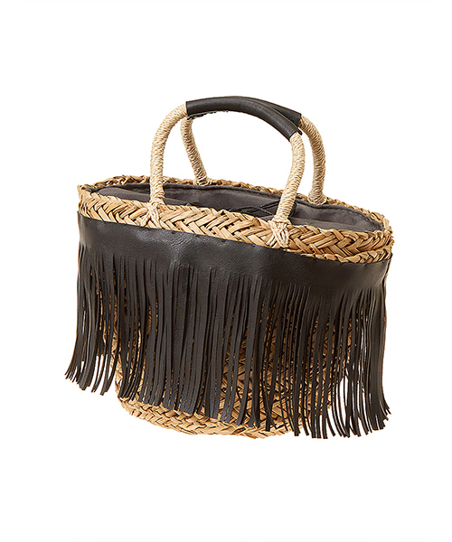 fifth（フィフス）の「フリンジかごバッグ（かごバッグ・レディース・ブラック/キャメル・FREE）」の9枚目の写真