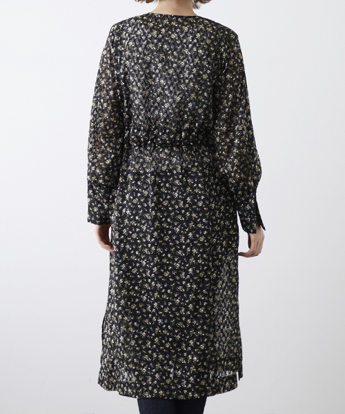 STUDIOUS（ステュディオス）の「ダークフラワーガウンワンピース（ワンピース・レディース・ブラック・FREE）」の7枚目の写真