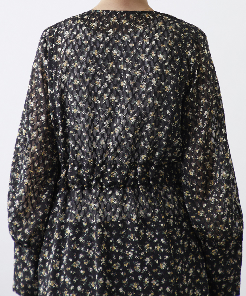 STUDIOUS（ステュディオス）の「ダークフラワーガウンワンピース（ワンピース・レディース・ブラック・FREE）」の11枚目の写真