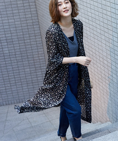 STUDIOUS（ステュディオス）の「ダークフラワーガウンワンピース（ワンピース・レディース・ブラック・FREE）」の14枚目の写真