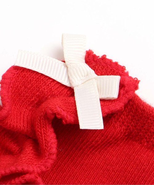 apres les cours（アプレレクール）の「後ろフリルソックス（ソックス/靴下・キッズ・レッド/マスタード/サックスブルー・12/21/15 /18）」の5枚目の写真