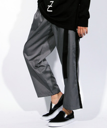 ８(eight) | ライン入り アンクルパンツ ワイド サルエルパンツ(スラックス)
