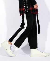 ８(eight) | ライン入り アンクルパンツ ワイド サルエルパンツ(スラックス)