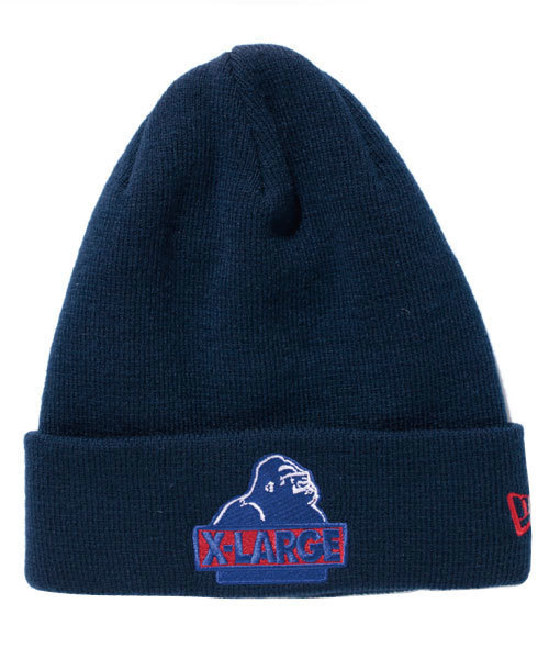 XLARGE（エクストララージ）の「NEWERA OG CUFF BEANIE（ニットキャップ/ビーニー・メンズ・ブラック/ネイビー・ONE SIZE）」の2枚目の写真