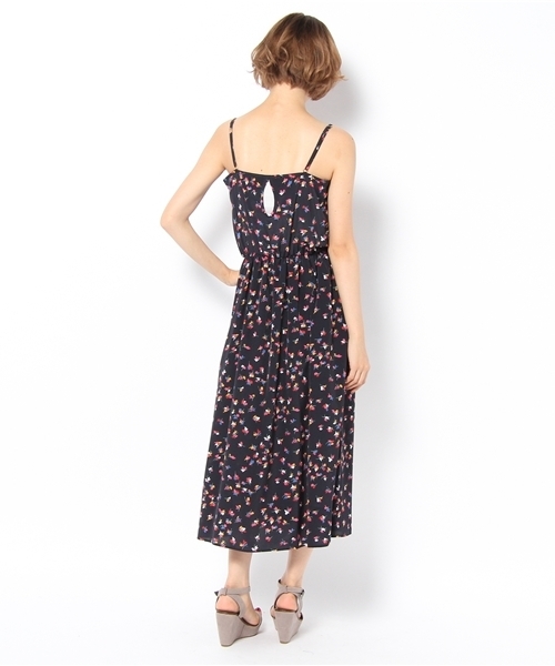 Khaju(カージュ)の「Khaju:フラワーキャミマキシワンピース(ワンピース・レディース・ブラック/ネイビー・ONE SIZE)」の7枚目の写真