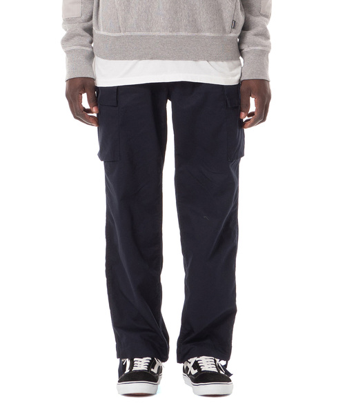 Sandinista（サンディニスタ）の「Linen Easy Fit Cargo Pants / リネンカーゴパンツ（カーゴパンツ・メンズ・ネイビー/カーキ/オリーブ・LARGE/MEDIUM/SMALL）」の2枚目の写真