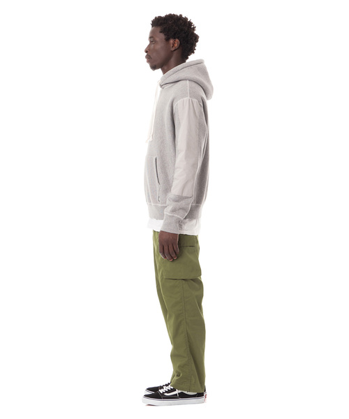 Sandinista（サンディニスタ）の「Linen Easy Fit Cargo Pants / リネンカーゴパンツ（カーゴパンツ・メンズ・ネイビー/カーキ/オリーブ・LARGE/MEDIUM/SMALL）」の4枚目の写真