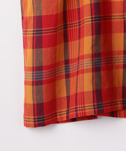 coen（コーエン）の「【Market】 マドラスチェックギャザーブラウス（シャツ/ブラウス・レディース・ネイビー/ピンク系その他・FREE）」の7枚目の写真