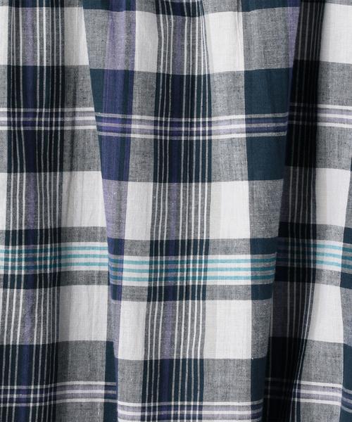 coen（コーエン）の「【Market】 マドラスチェックギャザーブラウス（シャツ/ブラウス・レディース・ネイビー/ピンク系その他・FREE）」の12枚目の写真