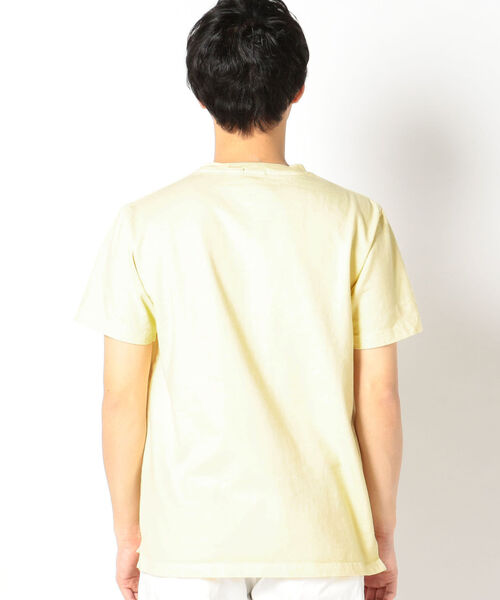 SHIPS(シップス)の「SHIPS: アメリカ製 後染め クルー ネック ポケット Tシャツ(Tシャツ/カットソー・メンズ・オフホワイト/ライトイエロー/ライトピンク/ライトブルー・X-LARGE/MEDIUM/SMALL/LARGE)」の10枚目の写真