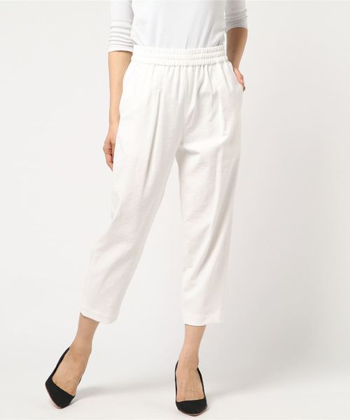 Munich(ミューニック)の「Munich(ミューニック)CROPPED PANTS/クロップドパンツ(その他パンツ・レディース・ホワイト/キャメル・SMALL/X-SMALL)」の6枚目の写真