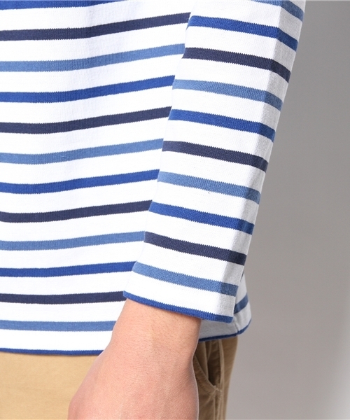 JOURNAL STANDARD(ジャーナルスタンダード)の「SAINT JAMES / セントジェームス: OUESSANT 4R L/S / ボーダーカットソー(Tシャツ/カットソー・メンズ・レッド/ブルー系その他・4/3)」の7枚目の写真