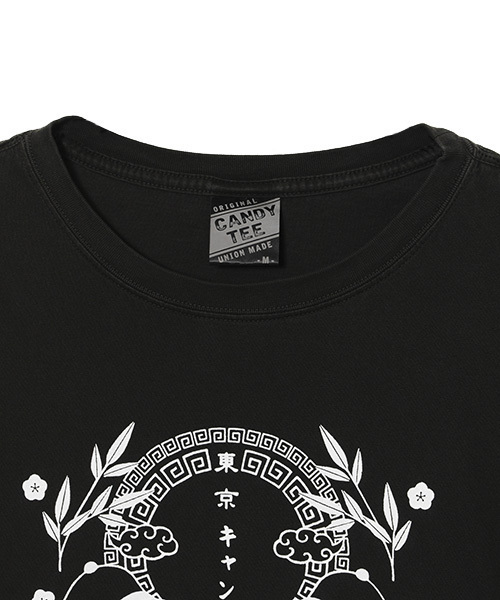 Candy Stripper（キャンディストリッパー）の「CANDY IN TOKYO CITY Tシャツ（Tシャツ/カットソー・レディース・オフホワイト/ブラック/ライトブルー/ラベンダー・2/3/4）」の6枚目の写真