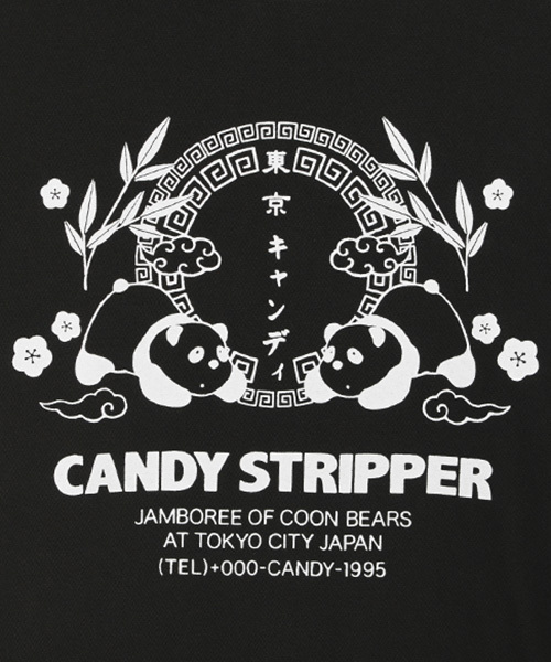 Candy Stripper（キャンディストリッパー）の「CANDY IN TOKYO CITY Tシャツ（Tシャツ/カットソー・レディース・オフホワイト/ブラック/ライトブルー/ラベンダー・2/3/4）」の8枚目の写真