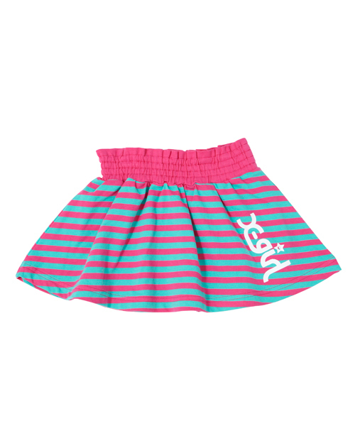 X-girl Stages（エックスガールステージス）の「BASIC SKIRT （4T～7T）（スカート・キッズ・ブラック/レッド/ピンク/ネイビー・4T/5T/6T/7T）」の4枚目の写真