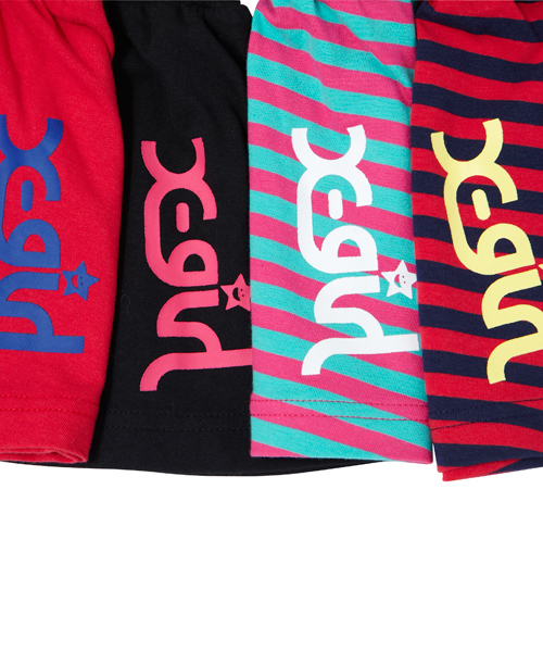 X-girl Stages（エックスガールステージス）の「BASIC SKIRT （4T～7T）（スカート・キッズ・ブラック/レッド/ピンク/ネイビー・4T/5T/6T/7T）」の7枚目の写真