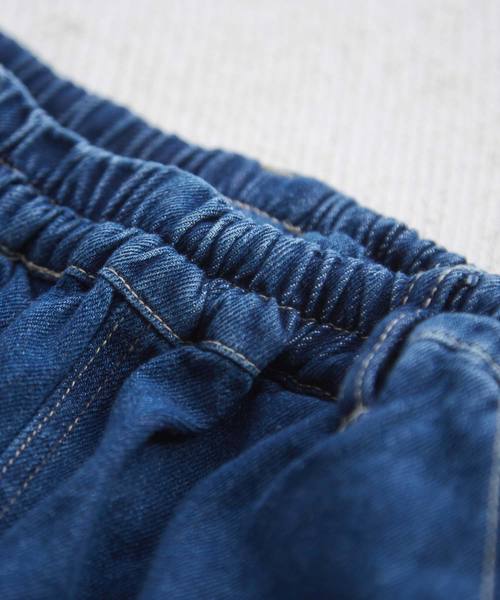 CUBE SUGAR（キューブシュガー）の「WEB限定 キリカエボールデニムパンツ（デニムパンツ・レディース・インディゴブルー/ブルー/ブラック・M）」の16枚目の写真