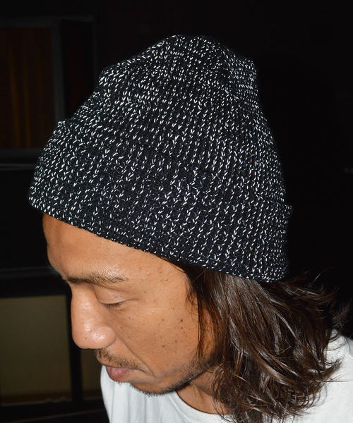 ROOPTOKYO（ループトウキョウ）の「Reflective Beanie（ニットキャップ/ビーニー・メンズ・ブラック/ネイビー/バーガンディー・FREE）」の2枚目の写真