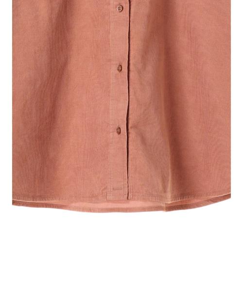 AMERICAN HOLIC(アメリカンホリック)の「ベーシック2WAY コール天シャツ(シャツ/ブラウス・レディース・チャコールグレー/ブルー/ピンクベージュ/アイボリー/ベージュ系その他・M/L)」の12枚目の写真