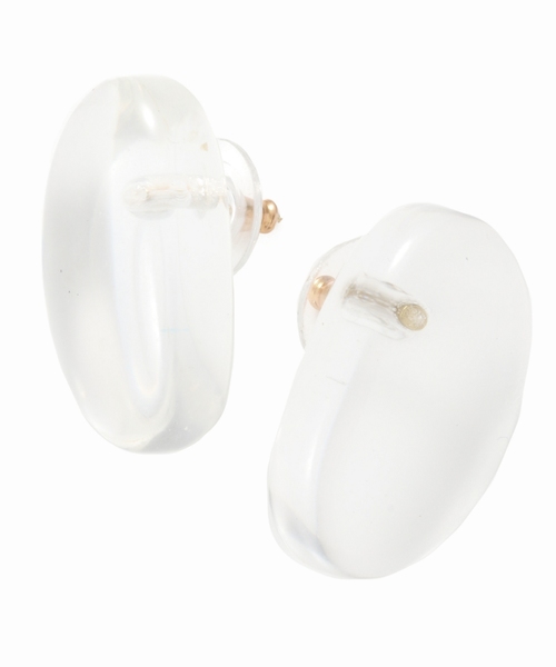 CITYSHOP(シティーショップ)の「【Jackie Brazil】 ピアス(ピアス(両耳用)・レディース・ホワイト/ブラック/レッド/シルバー・FREE)」の1枚目の写真