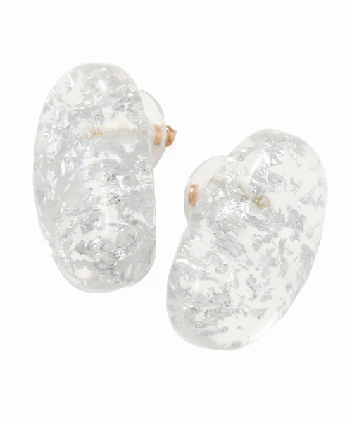 CITYSHOP(シティーショップ)の「【Jackie Brazil】 ピアス(ピアス(両耳用)・レディース・ホワイト/ブラック/レッド/シルバー・FREE)」の4枚目の写真
