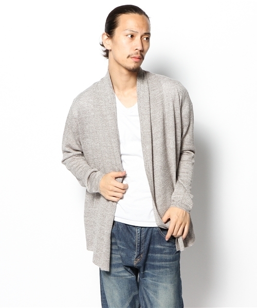 Lui's（ルイス）の「Lui's ウール前立てリブカーディガン（カーディガン/ボレロ・メンズ・ブラック/グレー/ネイビー・MEDIUM/SMALL）」の10枚目の写真