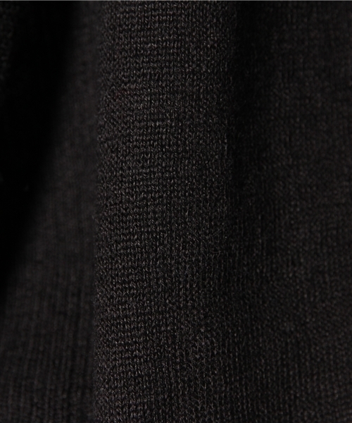 Lui's（ルイス）の「Lui's ウール前立てリブカーディガン（カーディガン/ボレロ・メンズ・ブラック/グレー/ネイビー・MEDIUM/SMALL）」の9枚目の写真