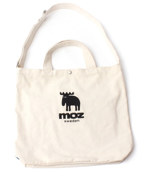 moz（モズ）の「moz(モズ) B4 A4サイズ収納可 帆布 キャンバス 2WAY トートバッグ ショルダーバッグ（トートバッグ・レディース・ホワイト/ブラック/ホワイト系その他/ブルー/ホワイト系その他3/ホワイト系その他2/グレー/ブルー系その他2/グレー系その他2/ブルー系その他3・ONE SIZE）」の15枚目の写真