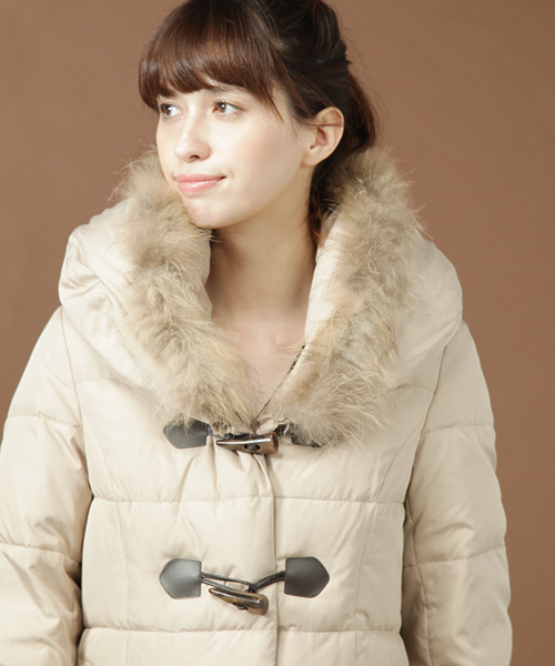 Soareak(ソアリーク)の「FURツキダッフルダウン(ダウンジャケット/コート・レディース・ブラック/キャメル・SMALL/MEDIUM)」の10枚目の写真