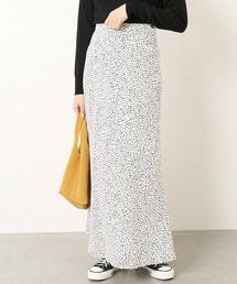 ニュアンスドットロングスカート◆