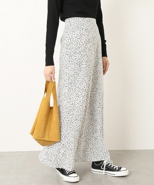 セール】ニュアンスドットロングスカート◇（スカート）｜SLOBE IENA