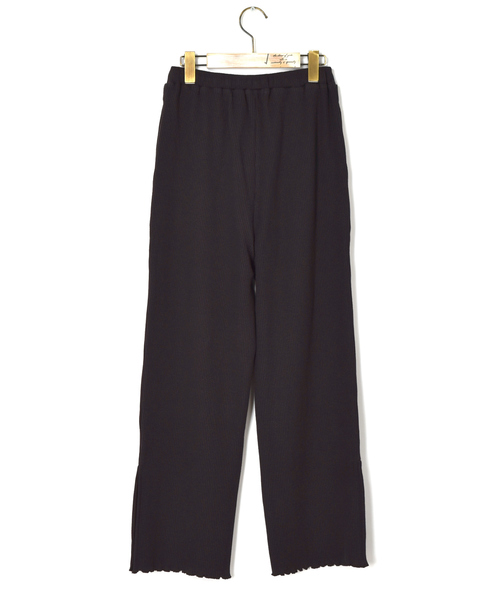 w closet（ダブルクローゼット）の「スリット入りテレコメローパンツ（その他パンツ・レディース・スミクロ/スモークグレー/ライトピンク/トップグレー/オートミール/オフホワイト・FREE）」の18枚目の写真