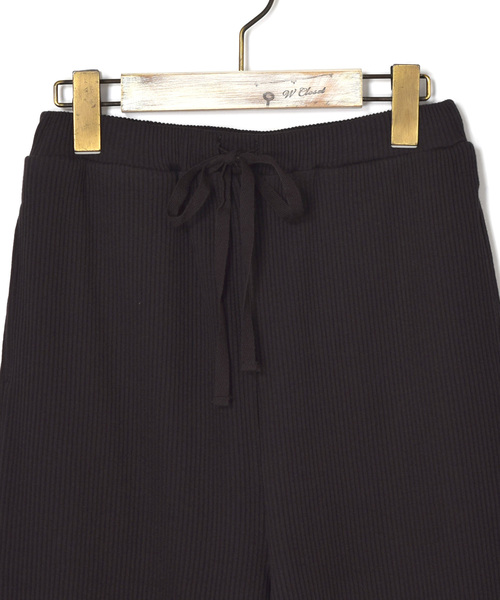 w closet（ダブルクローゼット）の「スリット入りテレコメローパンツ（その他パンツ・レディース・スミクロ/スモークグレー/ライトピンク/トップグレー/オートミール/オフホワイト・FREE）」の17枚目の写真